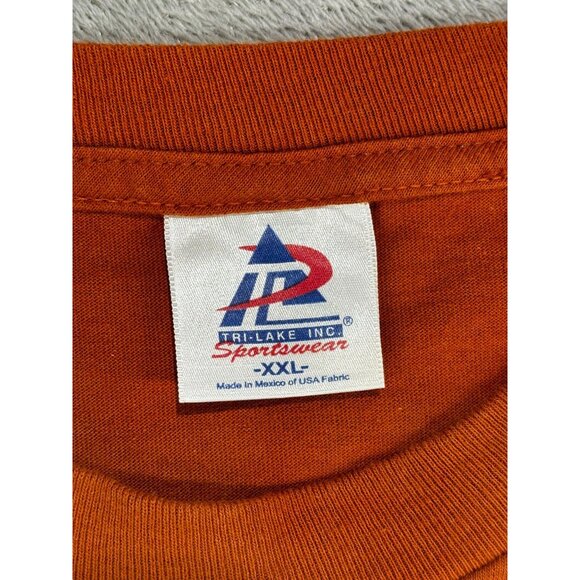 Texas Longhorns T-Shirt Tri Lake Sportswear XXL UT USA Fabric - Picture 3 of 7